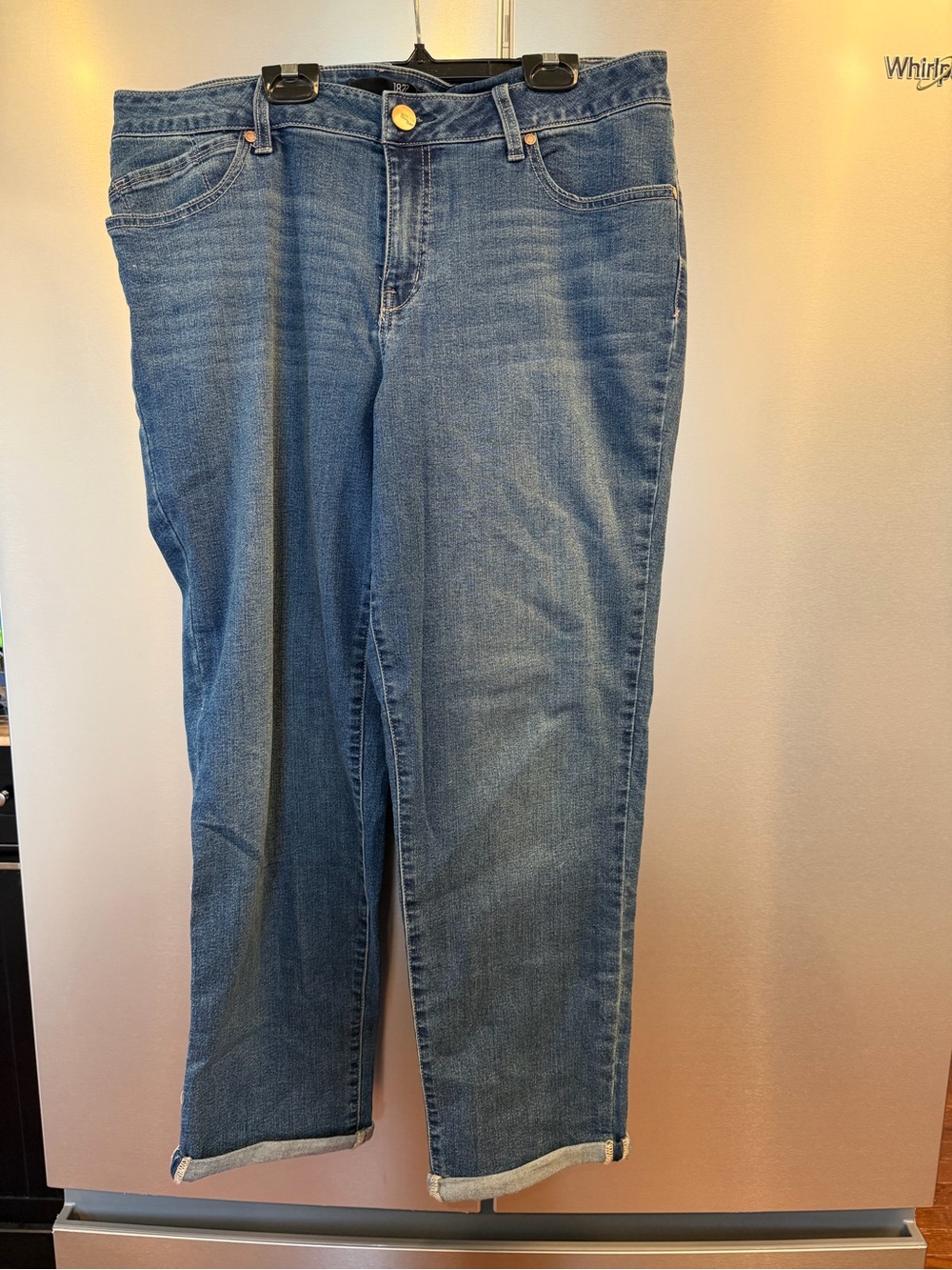 1822 cropped ankle denim jeans